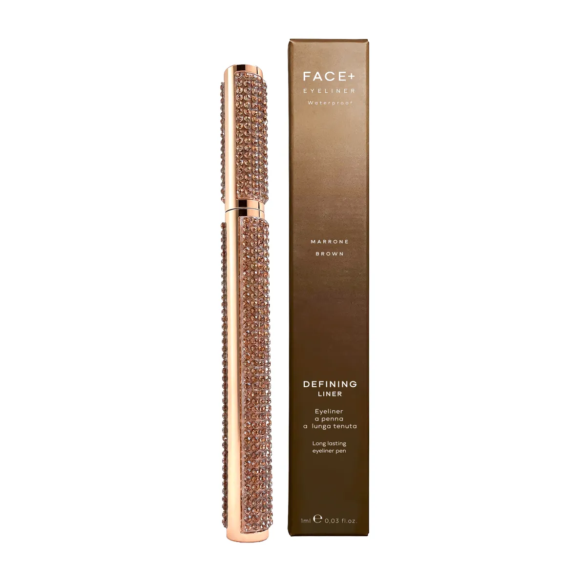 Face+ Eyeliner Waterproof Defining Liner Penna Eyeliner Lunga Tenuta 1ml