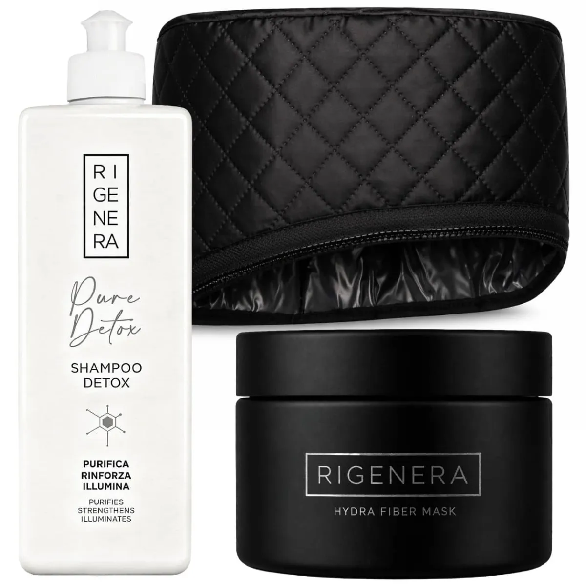 Trattamento capelli completo Rigenera Detox Hair Kit